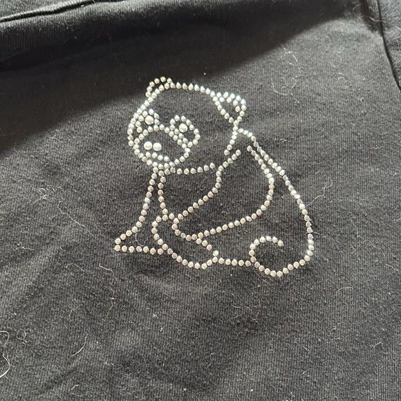 Swarovski Panda Graphic Tee – Size L | 100% Cotton | Crystal Embellished | - Picture 3 of 5